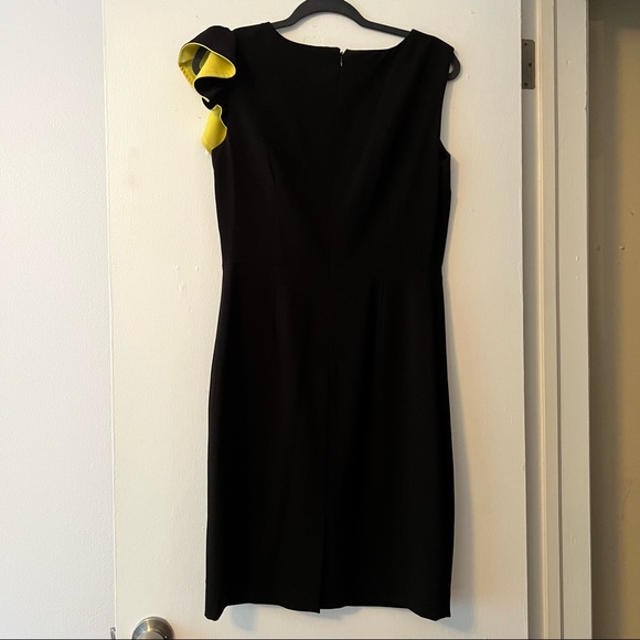 Black/Yellow Cocktail Dress - Picture 2 of 4